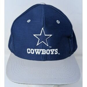 Vintage‎ 90s Dallas Cowboys Logo 7  NFL Snapback Baseball Hat Cap Green Brim VTG